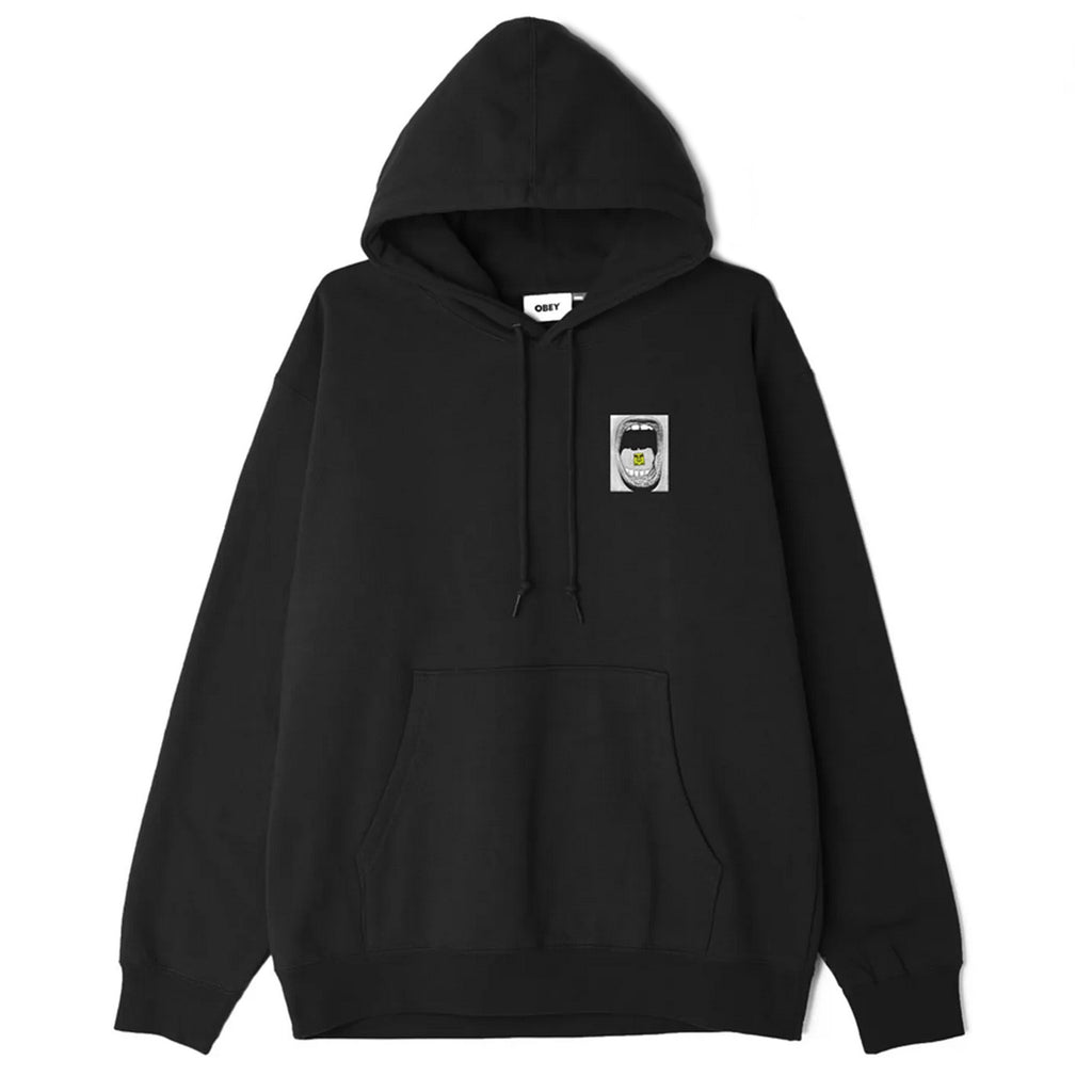 Obey Clothing Scream Hoodie - Black - front