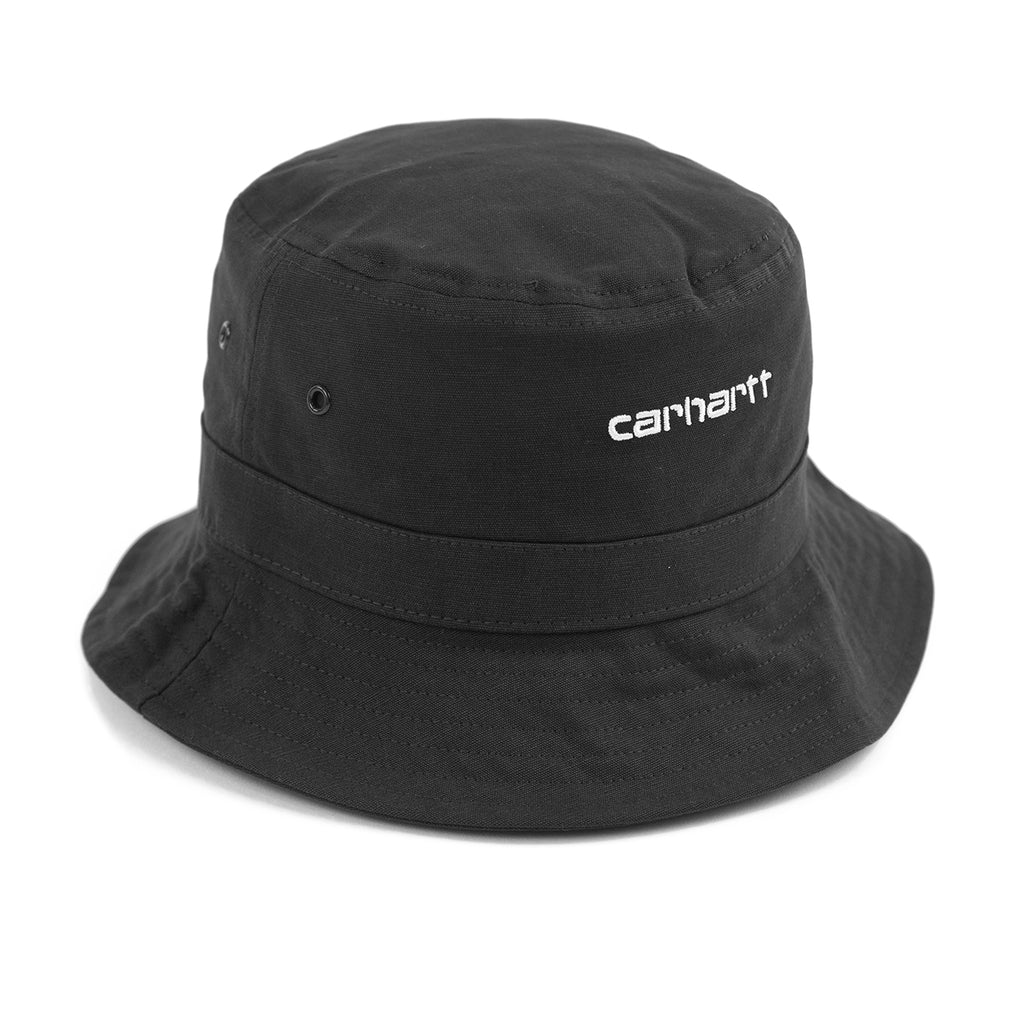 Carhartt Script Bucket Hat in Black / White