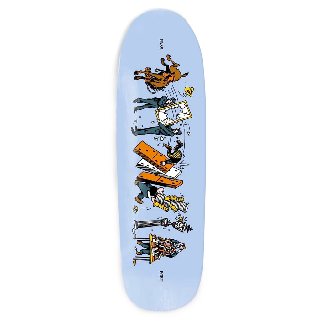 PASS~PORT Singles Take Care Spade shape Skateboard Deck - 9.125" - bottom