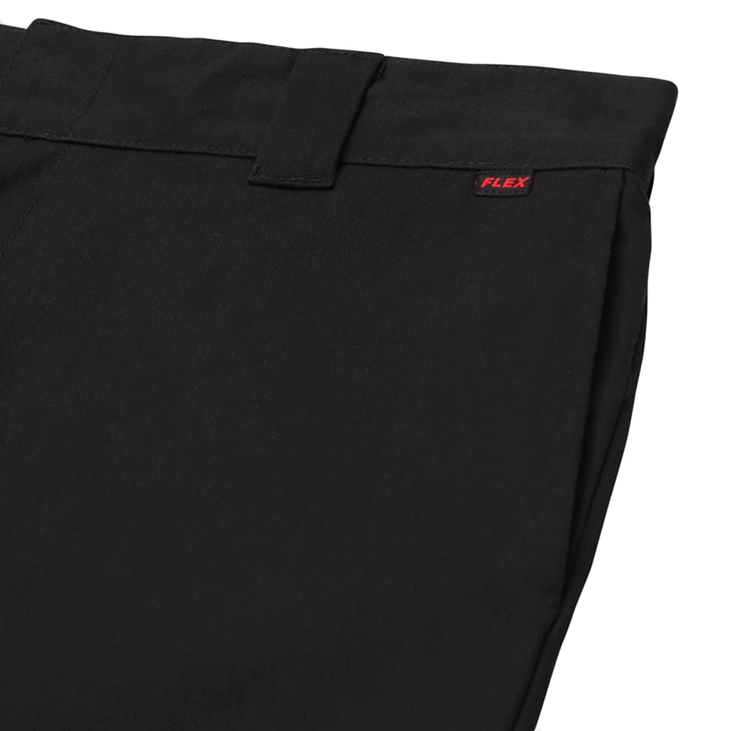 Dickies 873 Slim Straight Flex Work Pant in Black - Detail