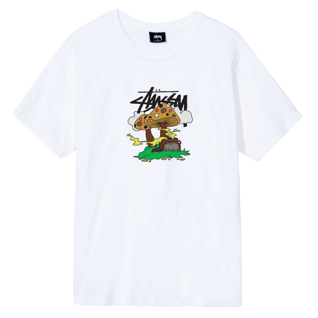 Stussy Something's Cookin T Shirt in White