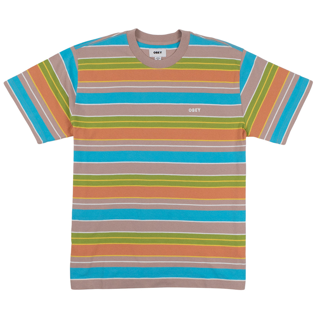 Obey Clothing Staple T Shirt in Gallnut