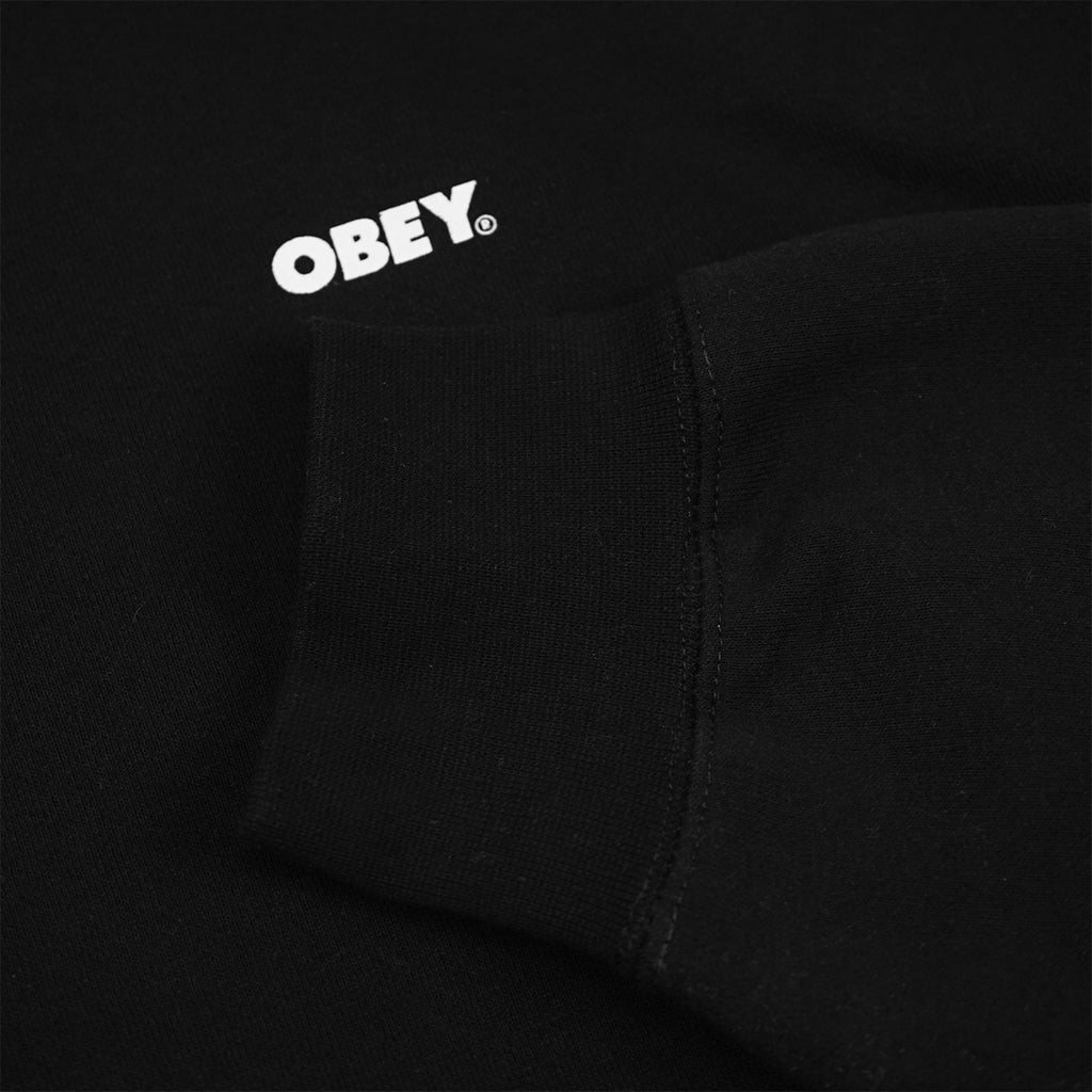 Obey Clothing Statue Icon Hoodie in Black - Cuff