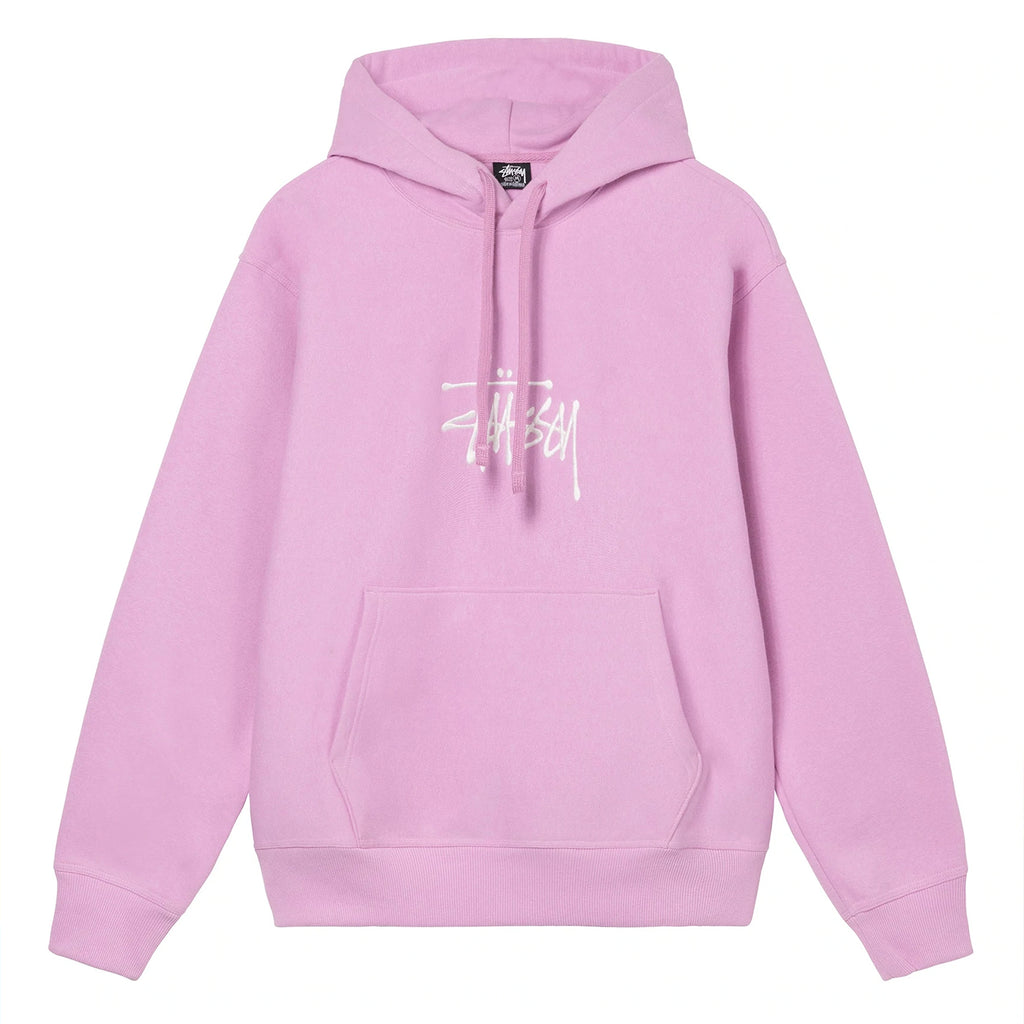 Stussy Basic App Hoodie - Pink -main