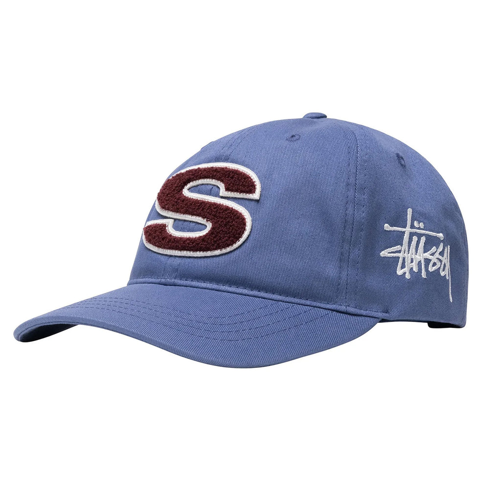 Stussy Chenille S Low Pro Cap - Blue - front