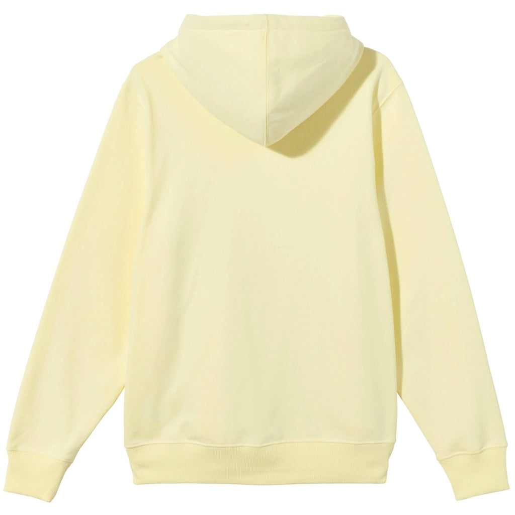 Stussy City Seal Embroidered Hoodie in Yellow - Back