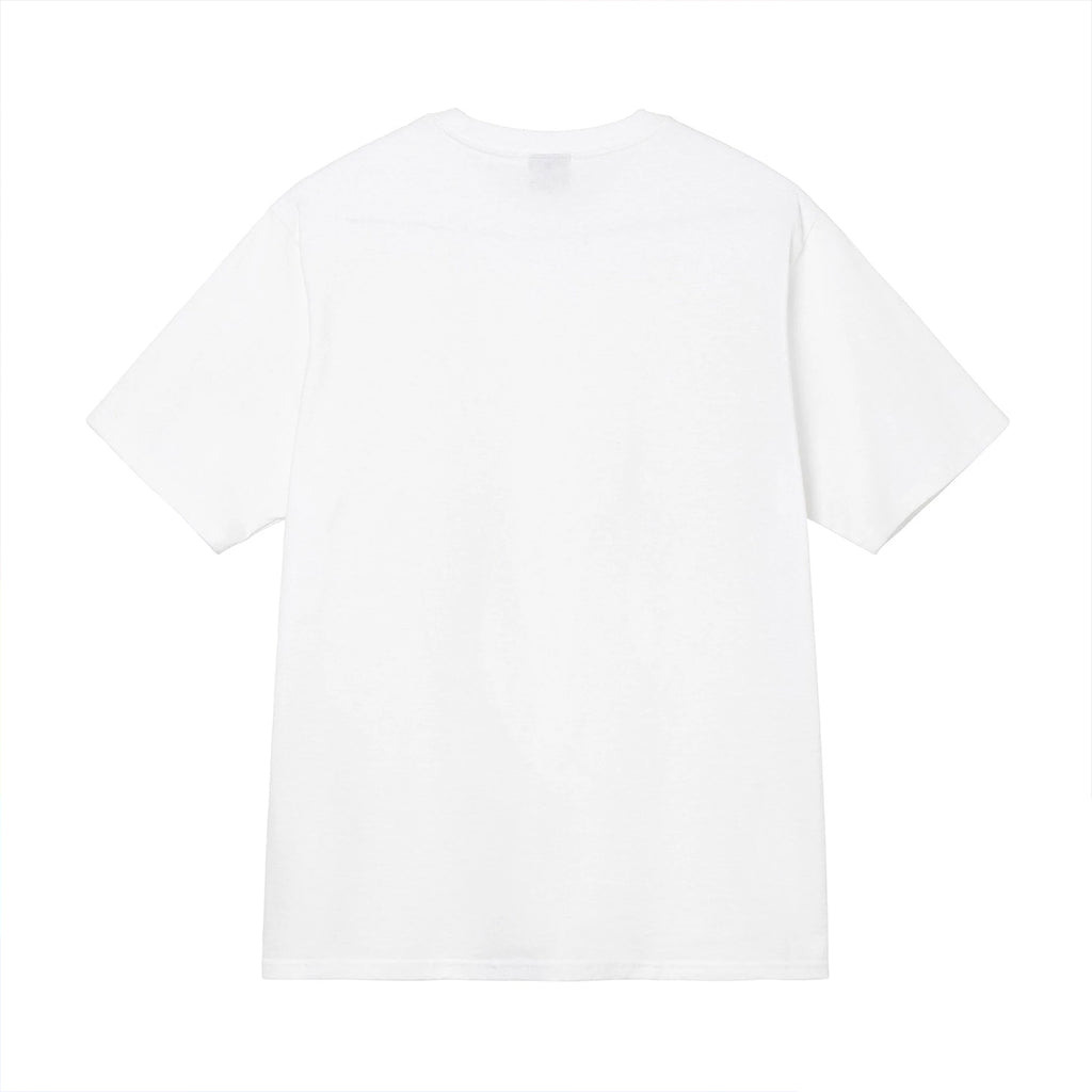 Stussy House of Cards T Shirt - White - back