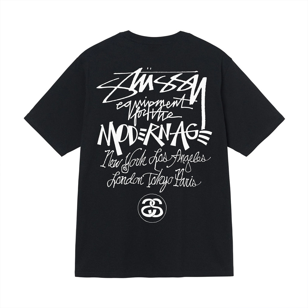 Stussy Modern Age T Shirt - Black - back