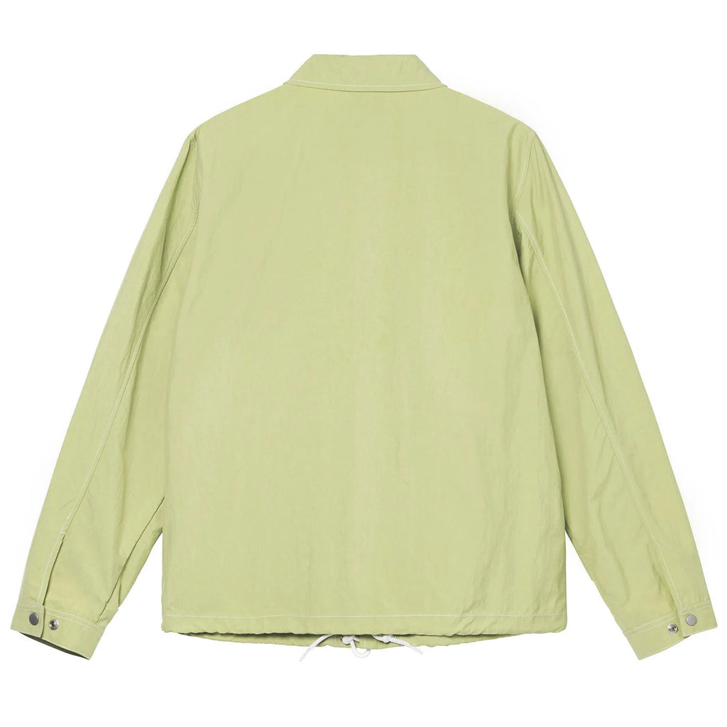 Stussy Folsom Coach Jacket - Lime - back