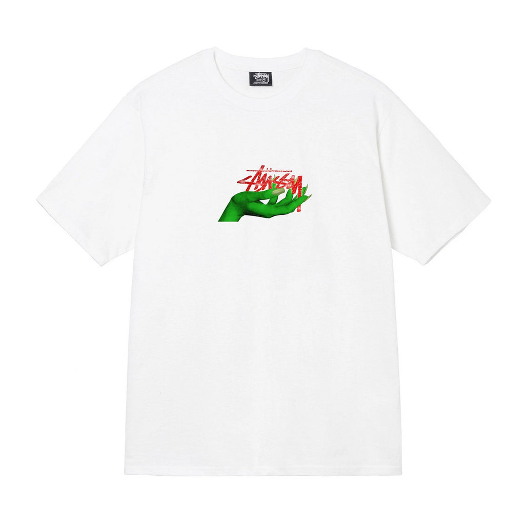 Stussy Oz T Shirt - White - front