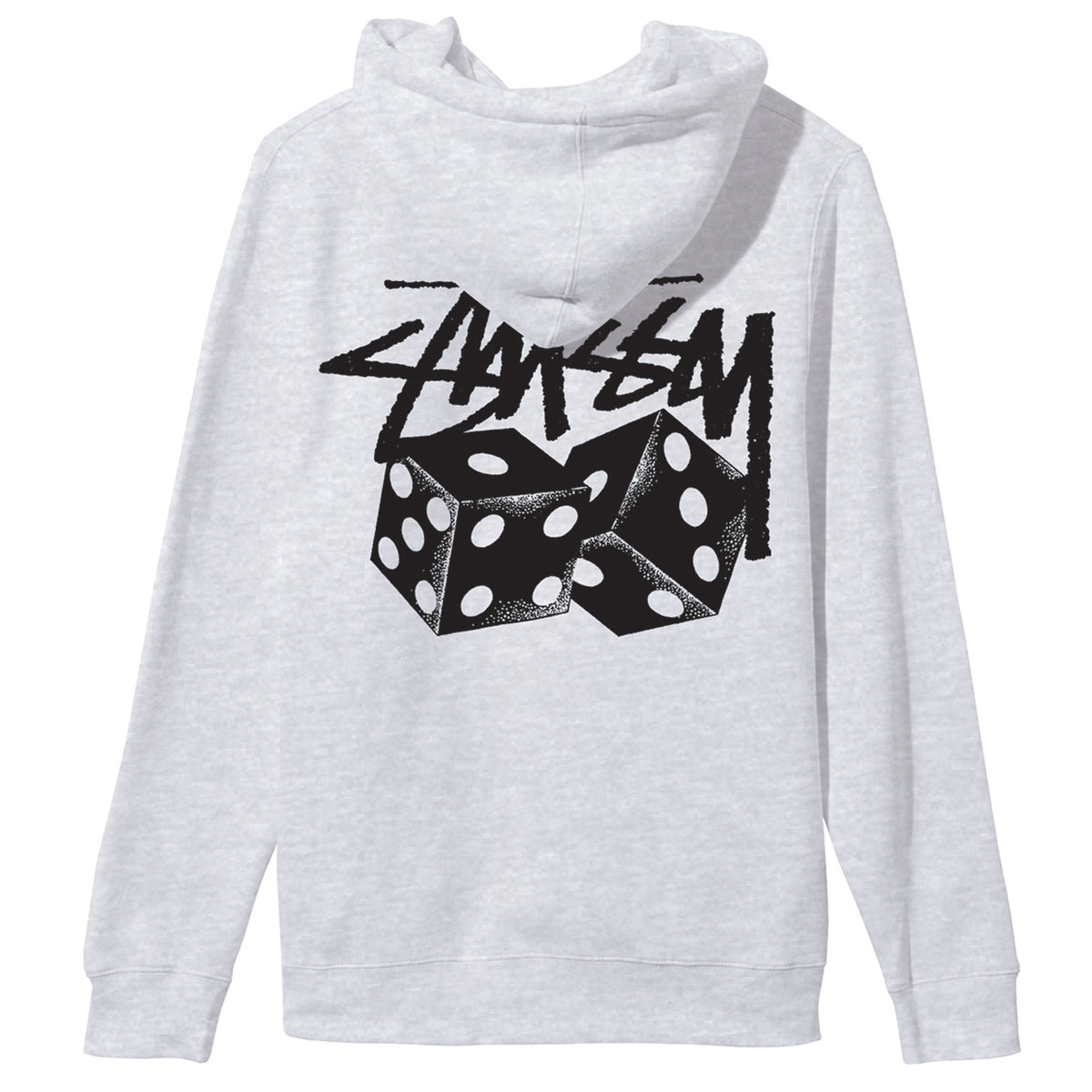 Pair of Dice Hoodie in Ash Grey by Stussy | Bored of Southsea
