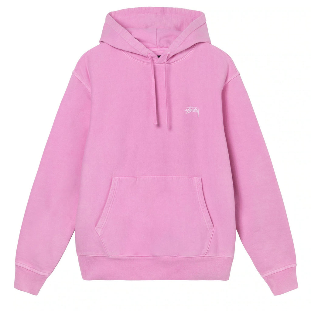 Stussy Stock Logo Hoodie - Pink - main