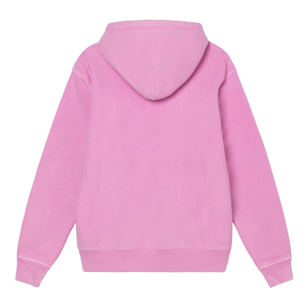 Stussy Stock Logo Hoodie - Pink - back