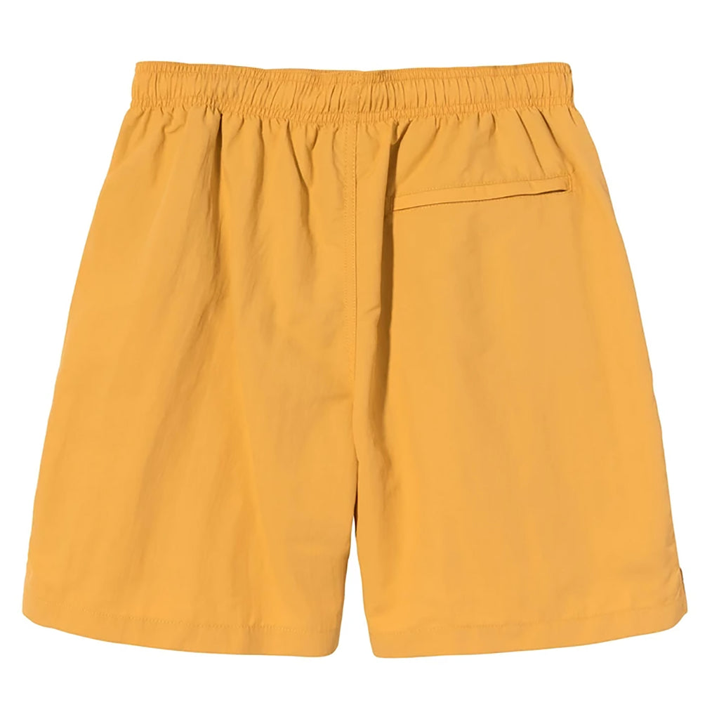 Stussy Stock Water Short in Yellow - Back