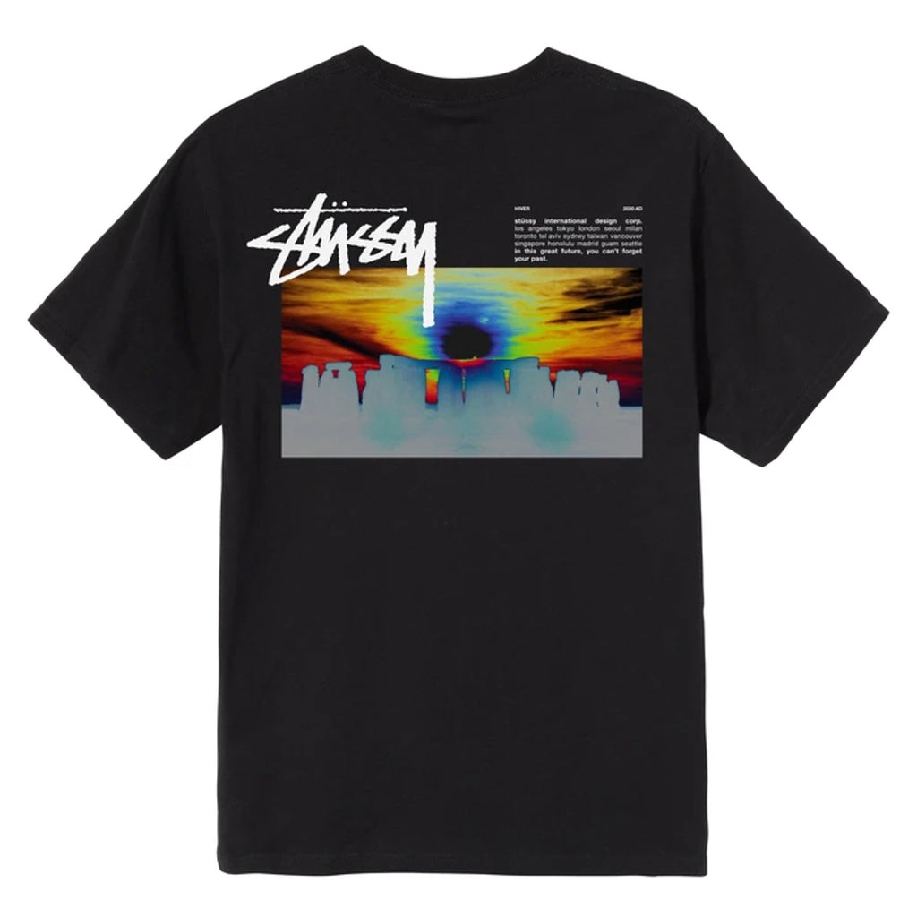 Stussy Stonehenge T Shirt in Black