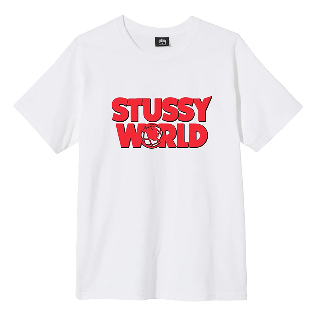 Stussy World T Shirt in White
