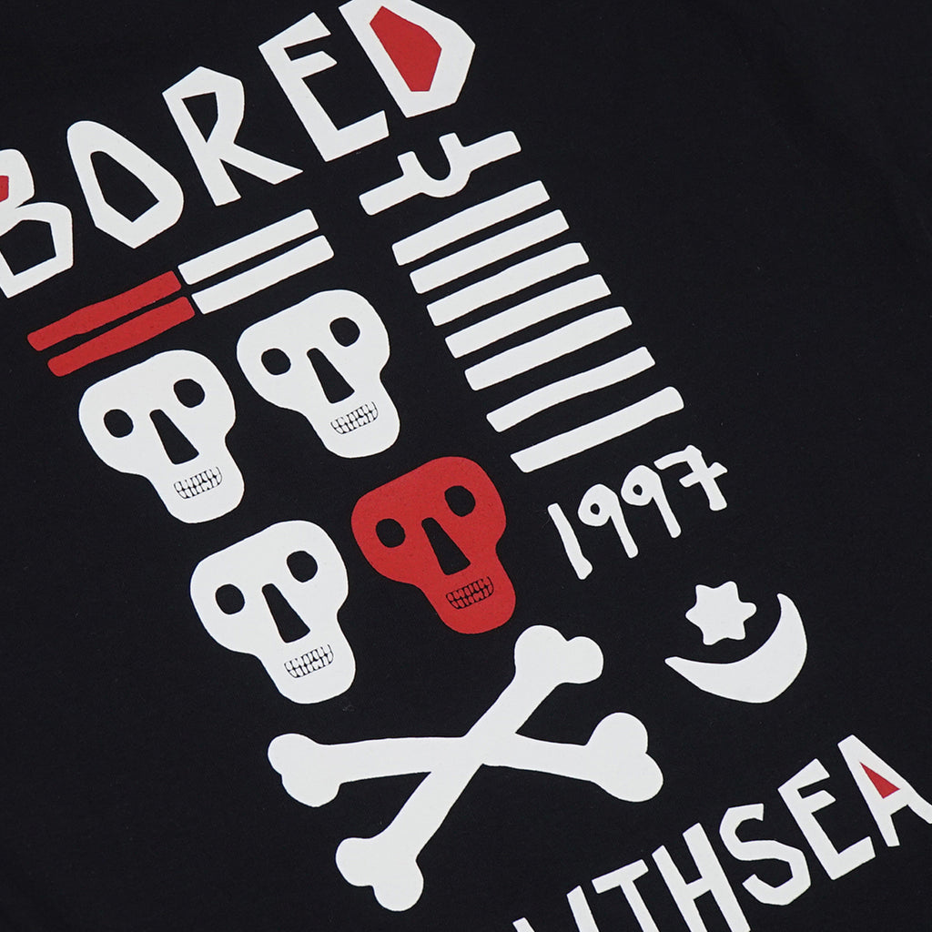 Bored of Southsea Submariner T Shirt - Black