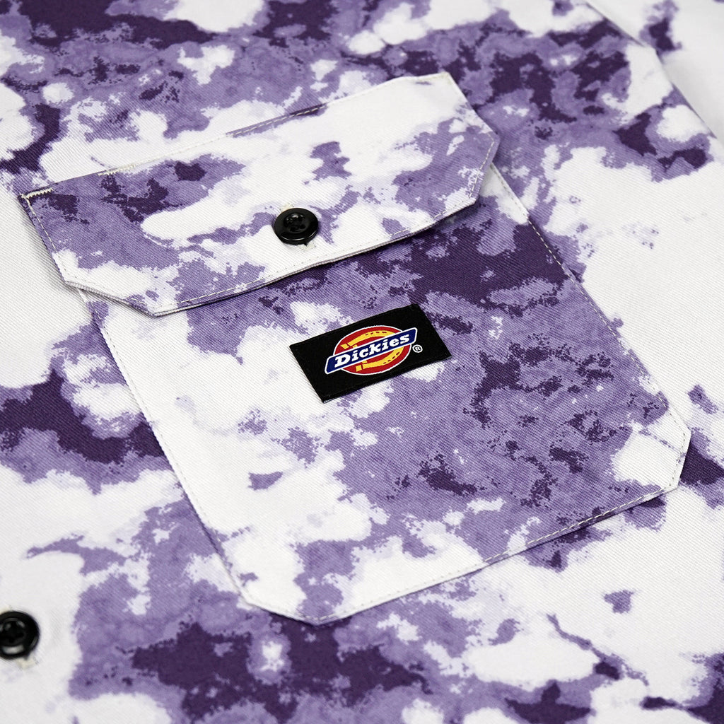 Dickies Sunburg Shirt in Purple Gumdrop - Pocket
