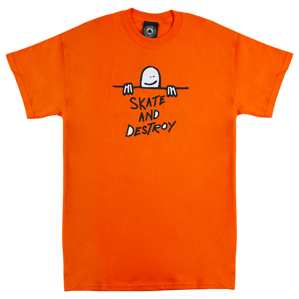 Thrasher Gonz Sad Logo T Shirt in Orange