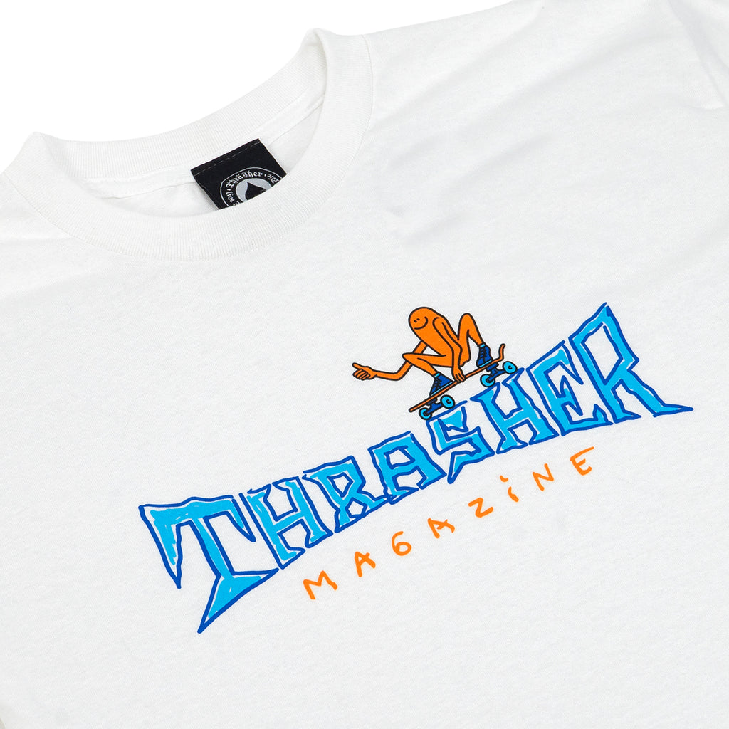 Thrasher Gonz Thumbs Up T Shirt - White - front