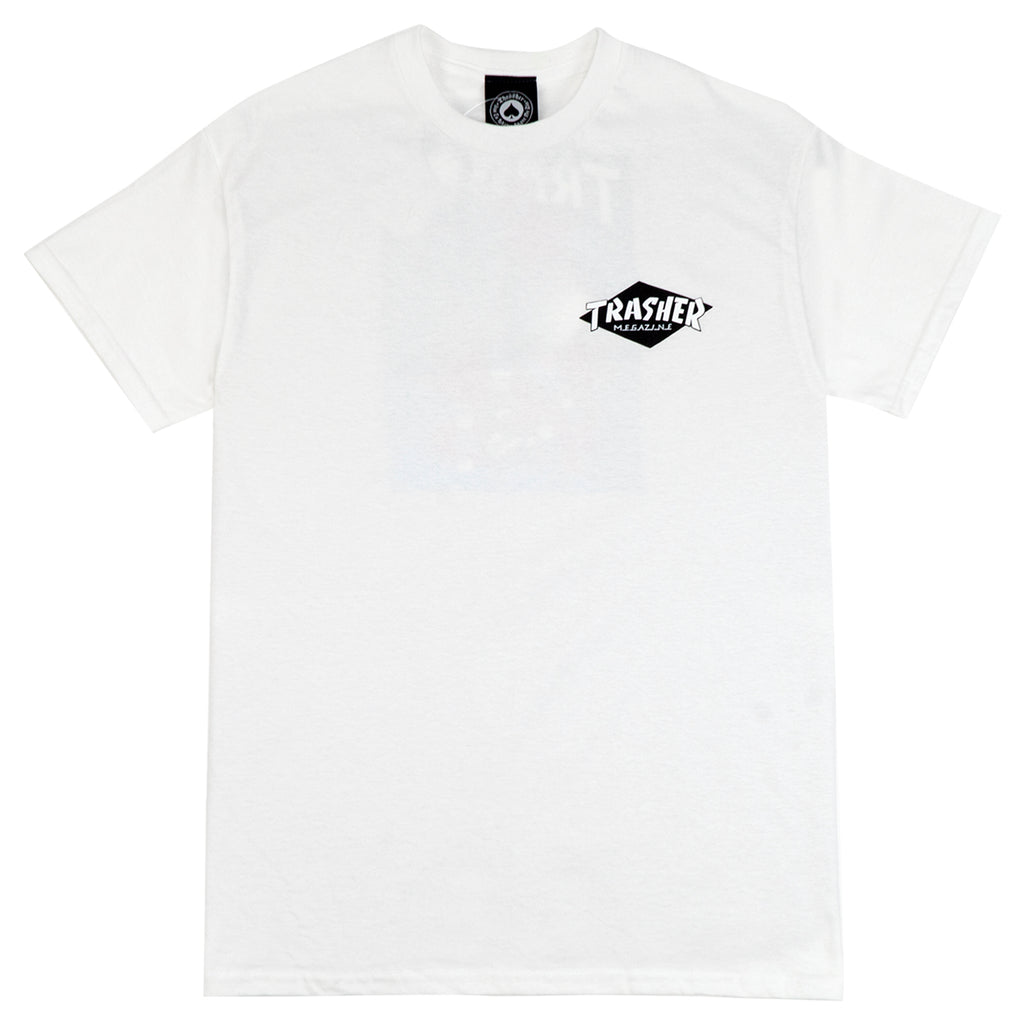 Thrasher Trasher Hurricane T Shirt - White - front