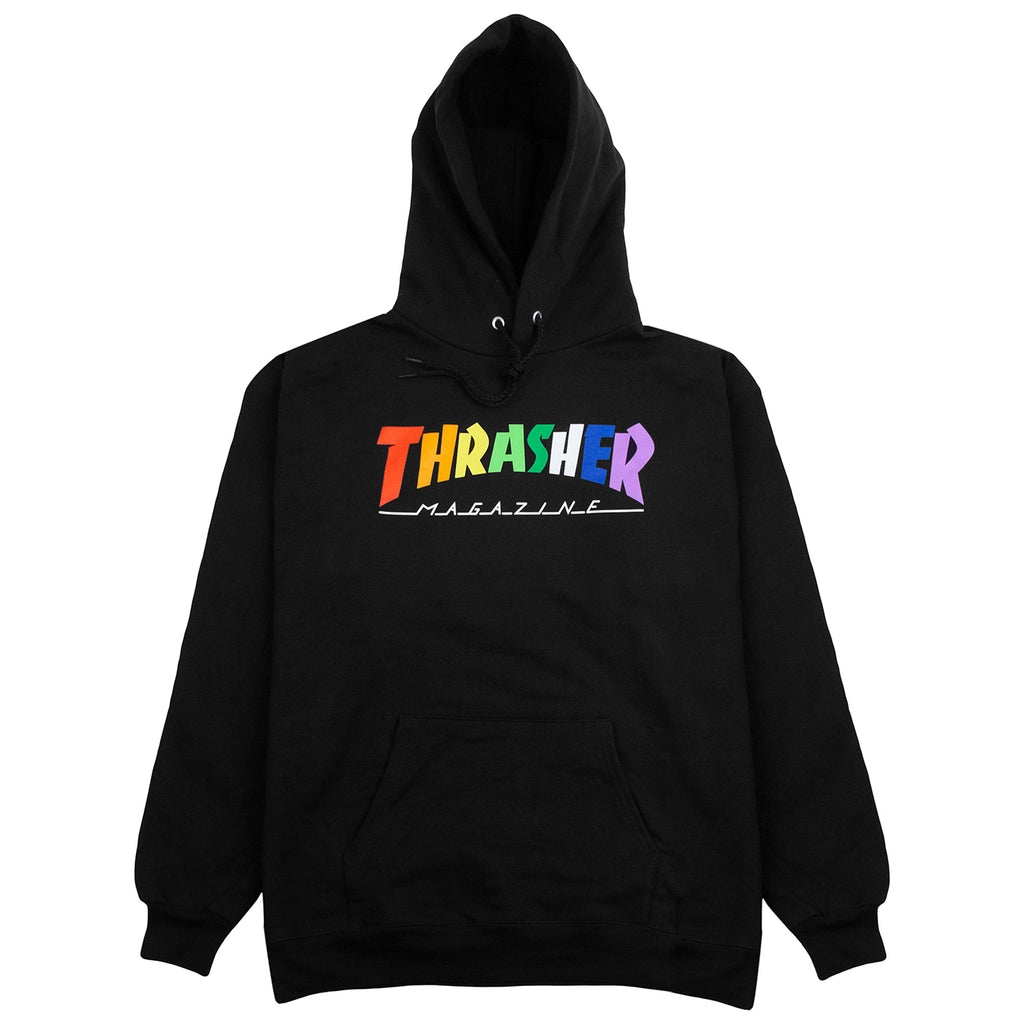 Thrasher Rainbow Mag Hoodie in Black