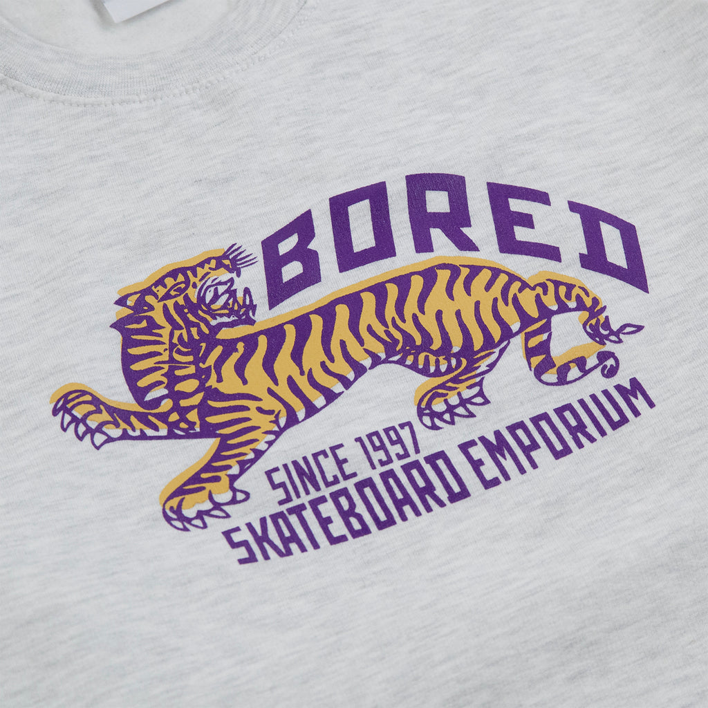 Bored of Southsea Tiger Emporium Sweatshirt in Ash Grey - Print
