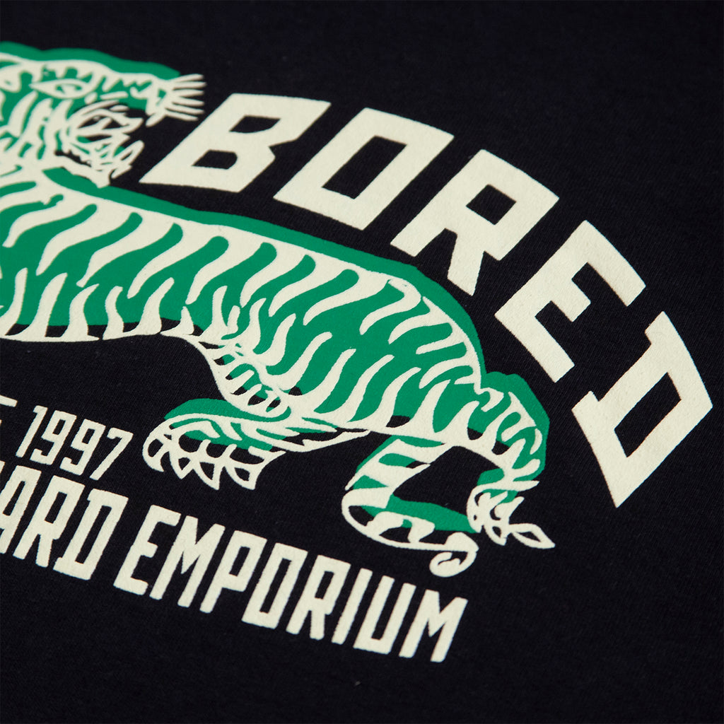 Bored of Southsea Tiger Emporium T Shirt in Black - Print 2