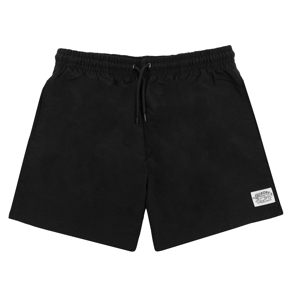 Bored of Southsea Daily Use Swim Short Black - Front