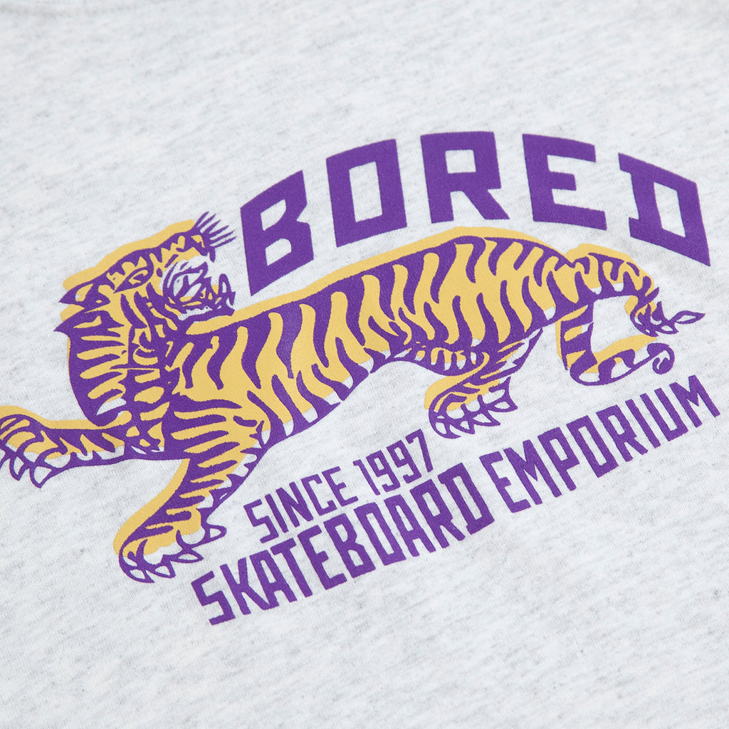 Bored of Southsea Tiger Emporium T Shirt in Ash Grey - Print