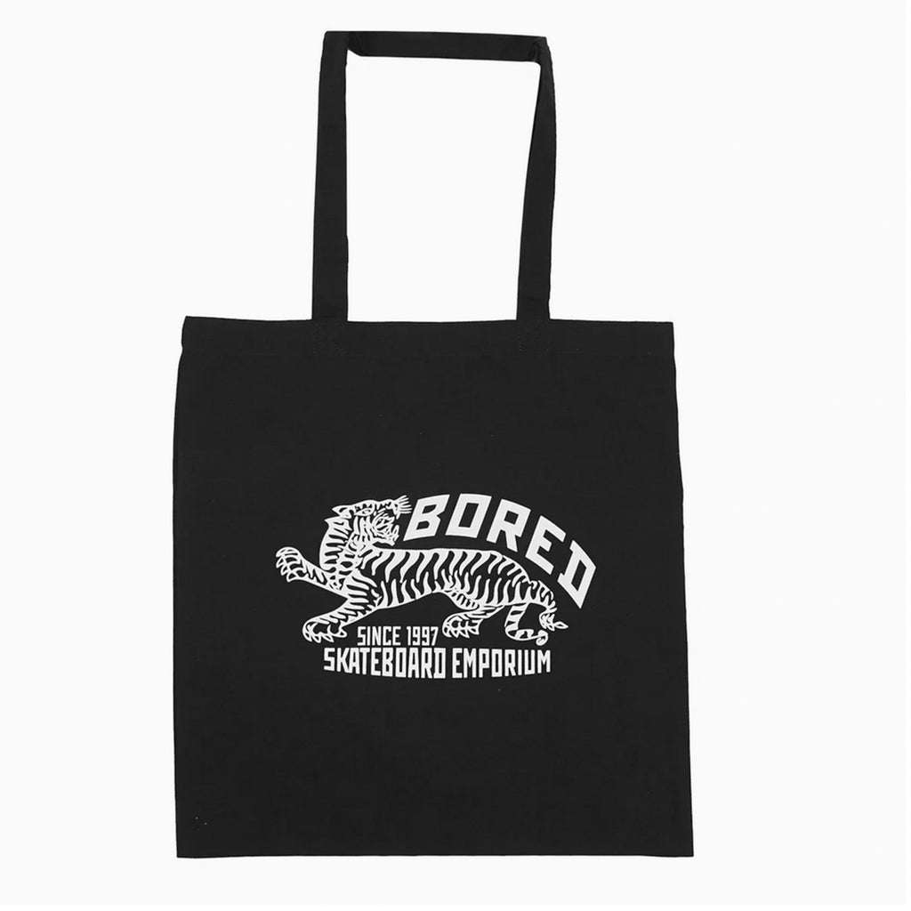 Bored of Southsea Tiger Emporium Tote Bag - Black - main