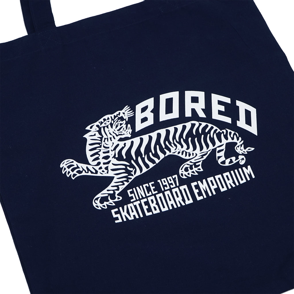 Bored of Southsea Tiger Emporium Tote Bag - Navy