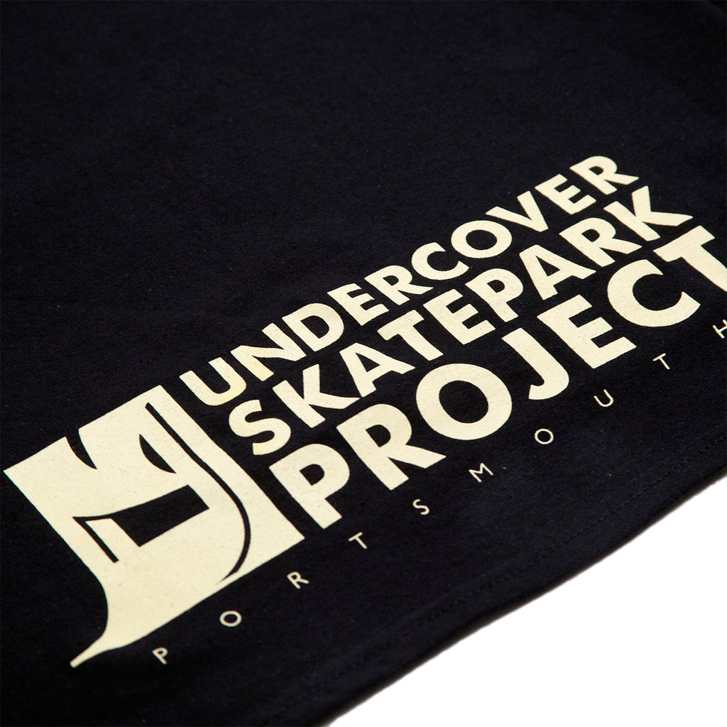 Undercover Skatepark Project L/S Logo T Shirt in Black - Back Detail