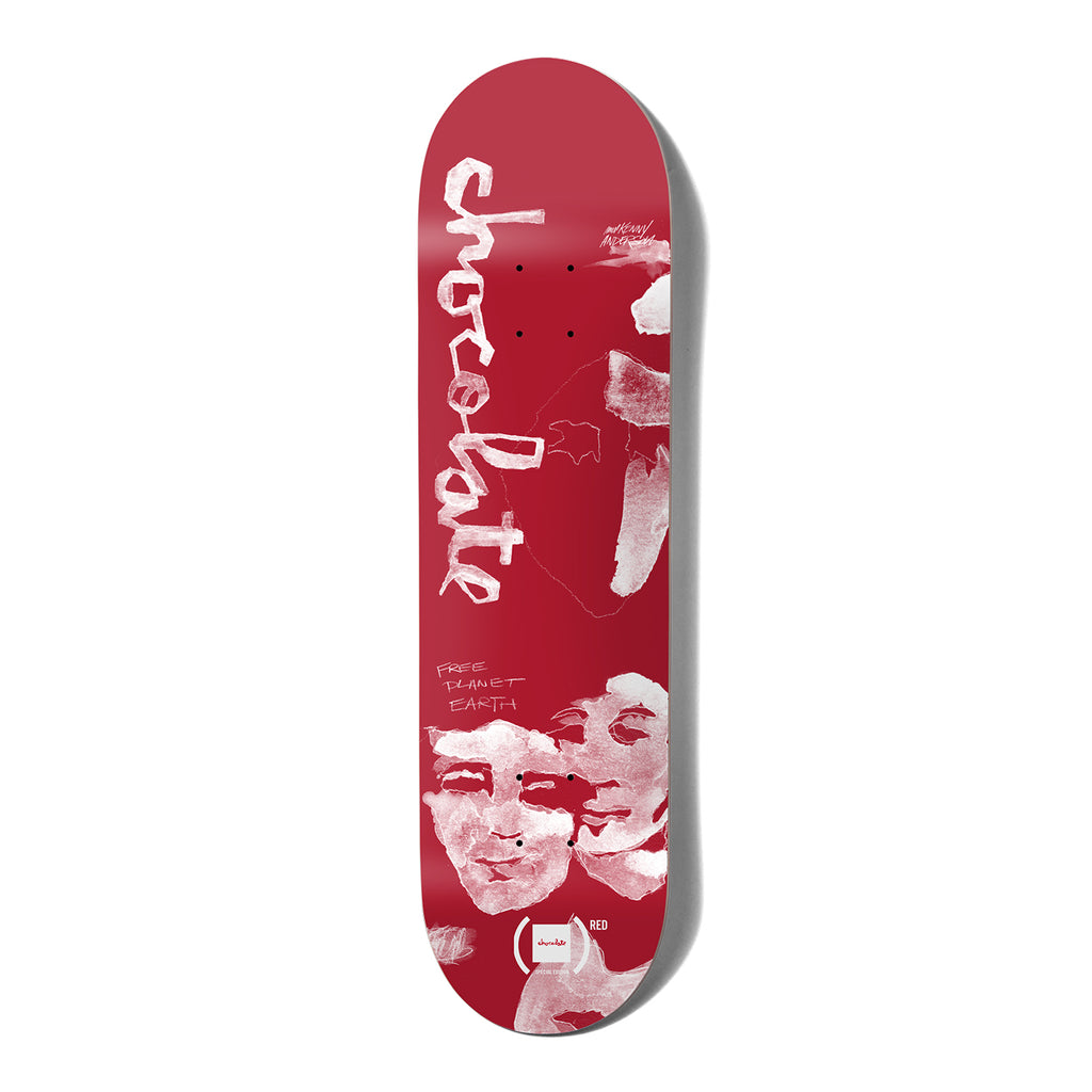 Chocolate Skateboards (RED) V2 Kenny Anderson Skateboard Deck in 8.25"
