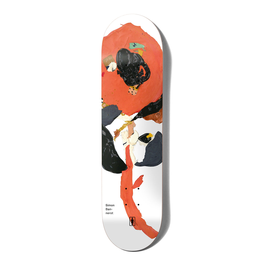 Girl Skateboards Blooming Simon Bannerot Skateboard Deck in 8.25"
