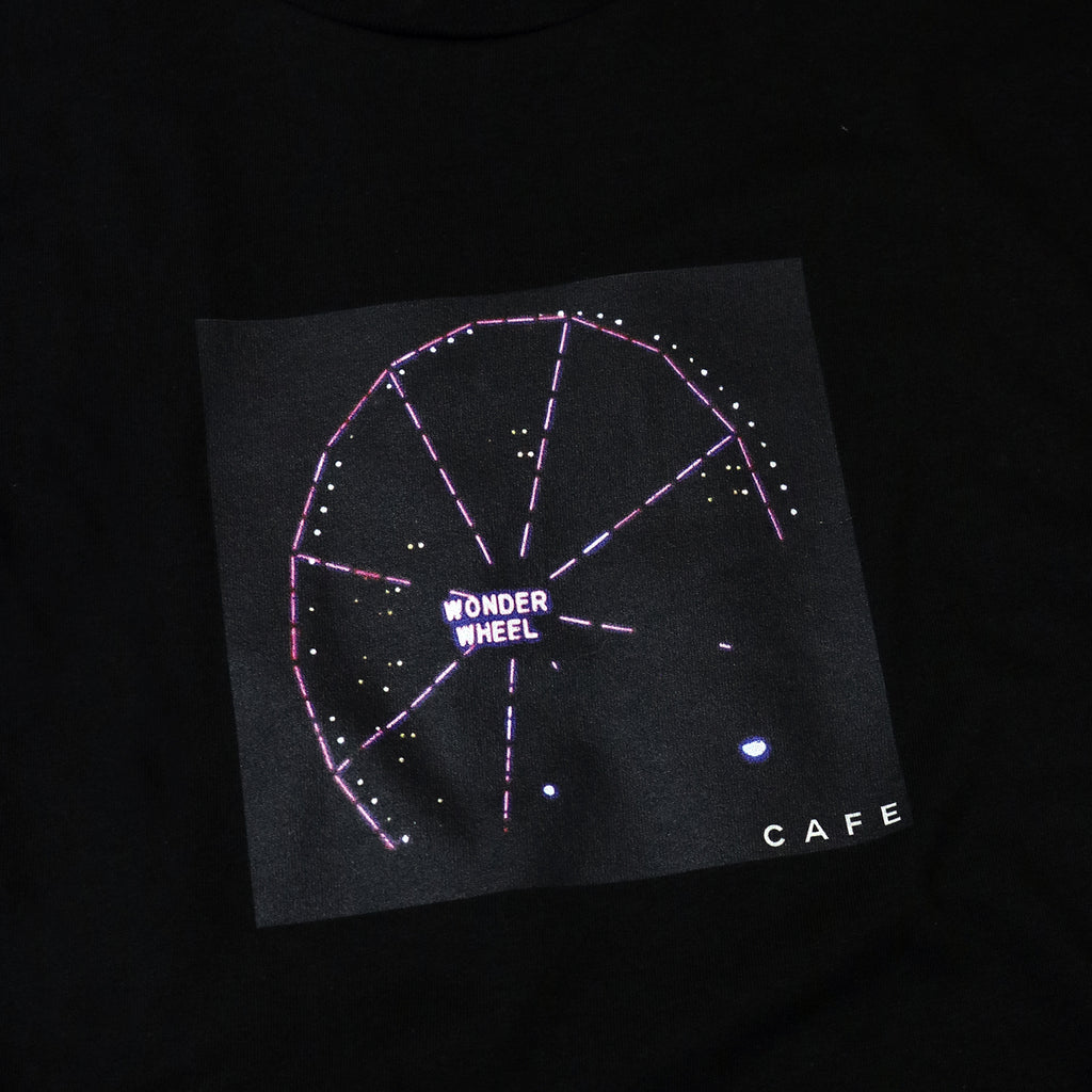 Skateboard Cafe Coney T Shirt in Black - Print