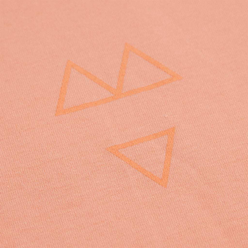 Wooden Wife Tonal T Shirt in Sunset Orange - Print