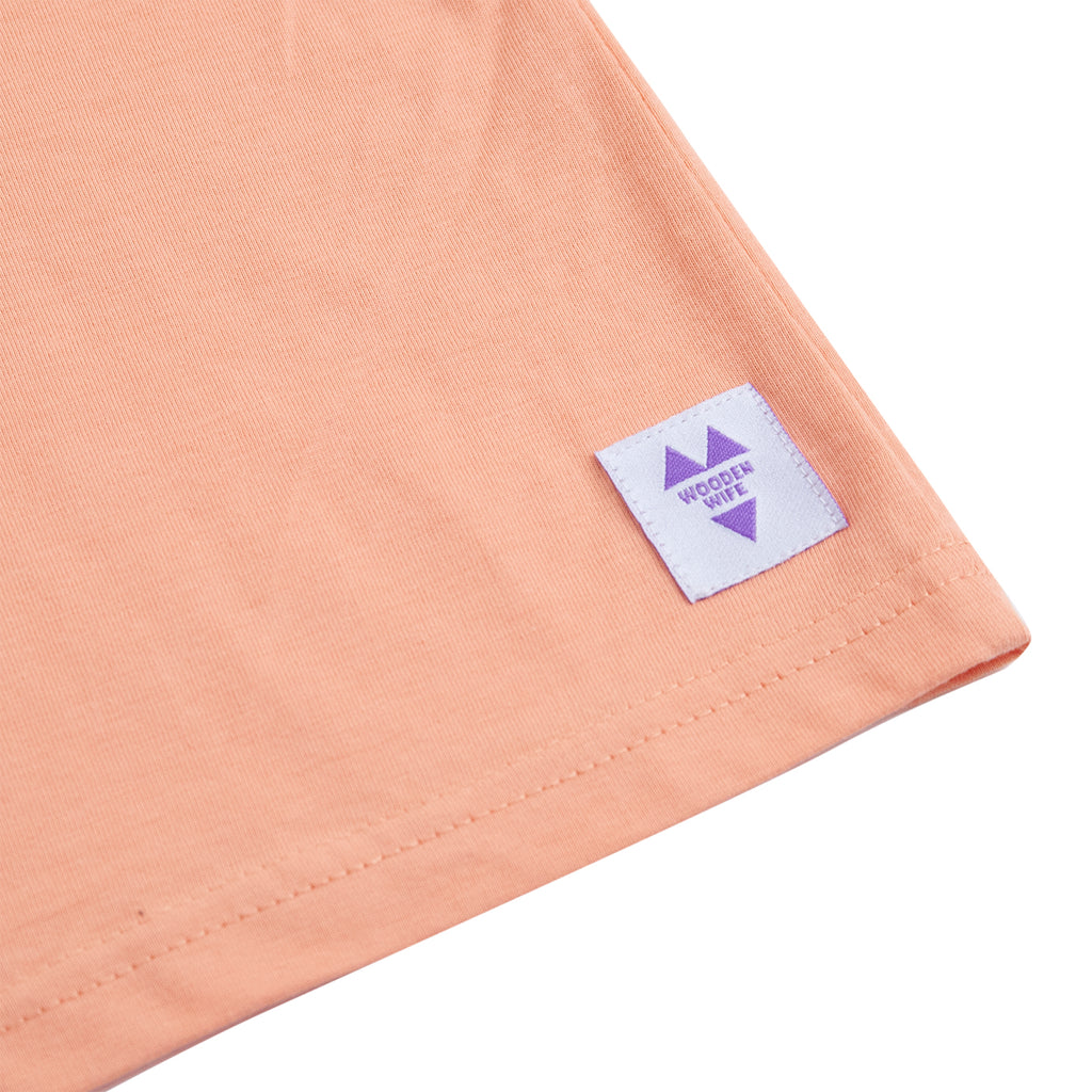 Wooden Wife Tonal T Shirt - Sunset Orange