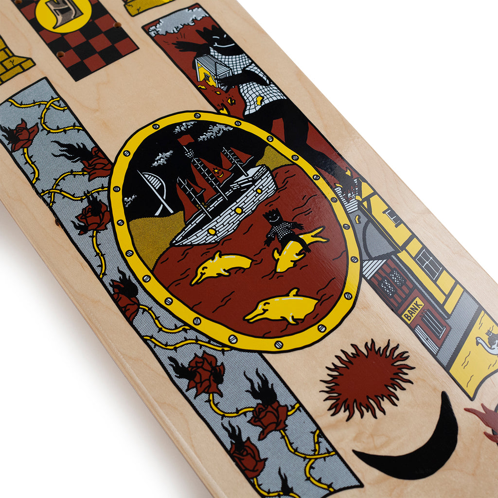 USP Pompey Goblin Skateboard Deck - Detail