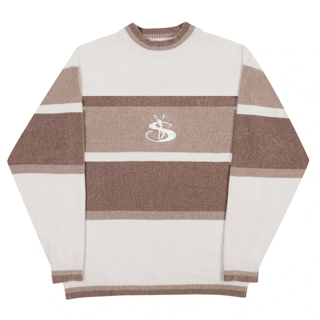 Yardsale Phantasy Chenille Knit - Cream / Stone / Khaki - main
