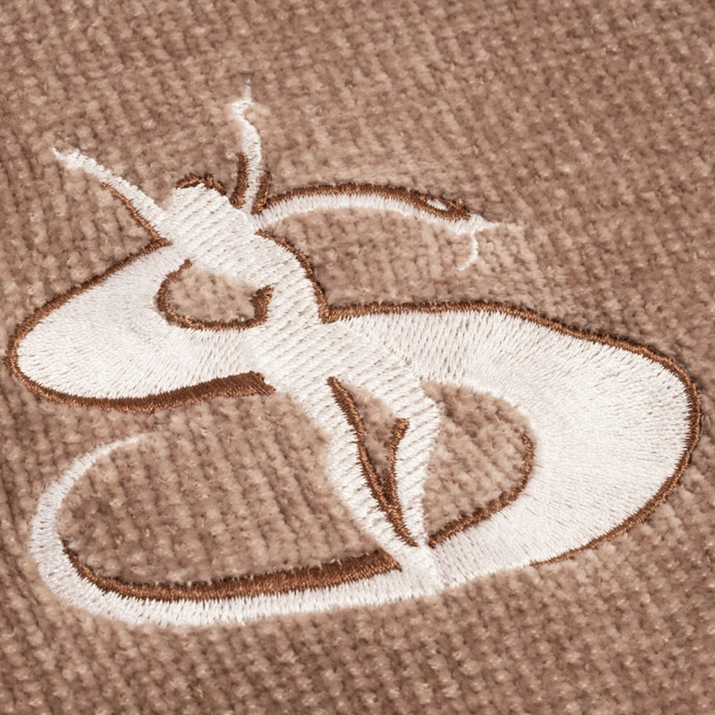 Yardsale Phantasy Chenille Knit - Cream / Stone / Khaki - closeup