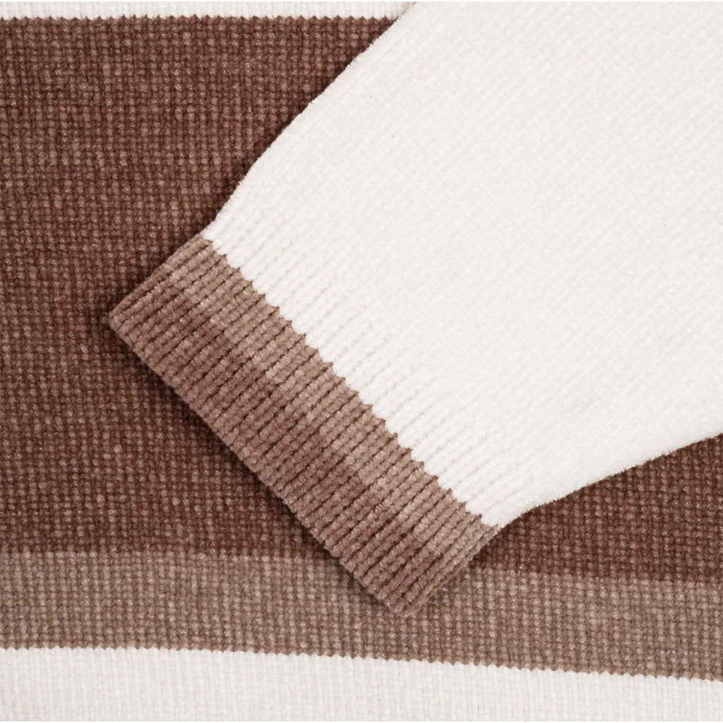 Yardsale Phantasy Chenille Knit - Cream / Stone / Khaki