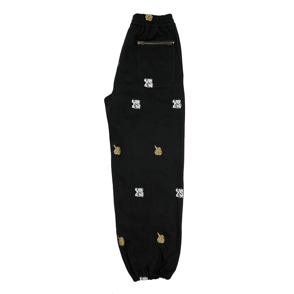 Yardsale Skuff Pants in Black - Leg