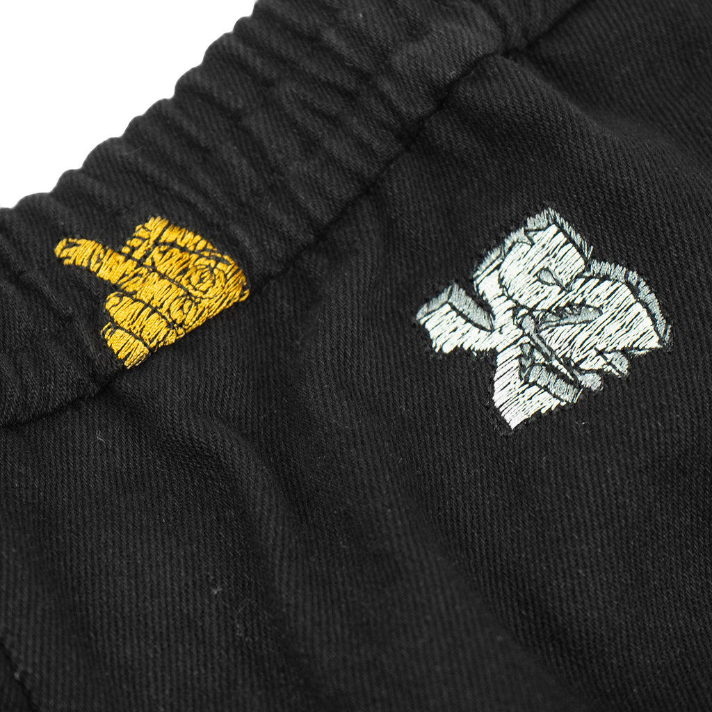 Yardsale Skuff Pants in Black - Embroidery