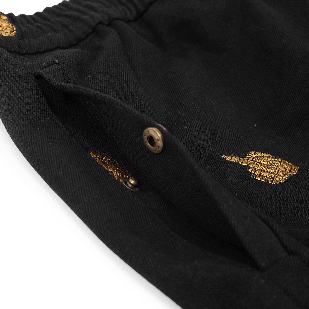 Yardsale Skuff Pants in Black - Button