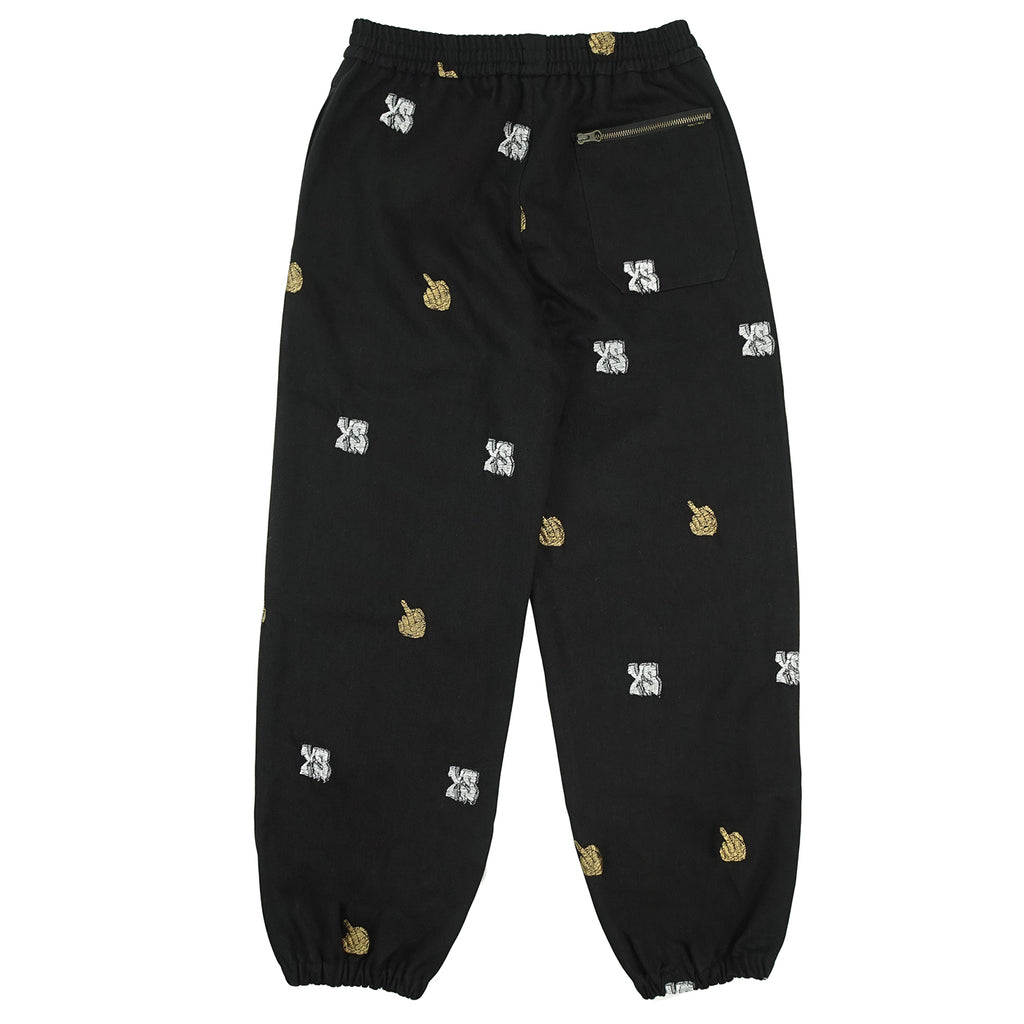 Yardsale Skuff Pants in Black - Back
