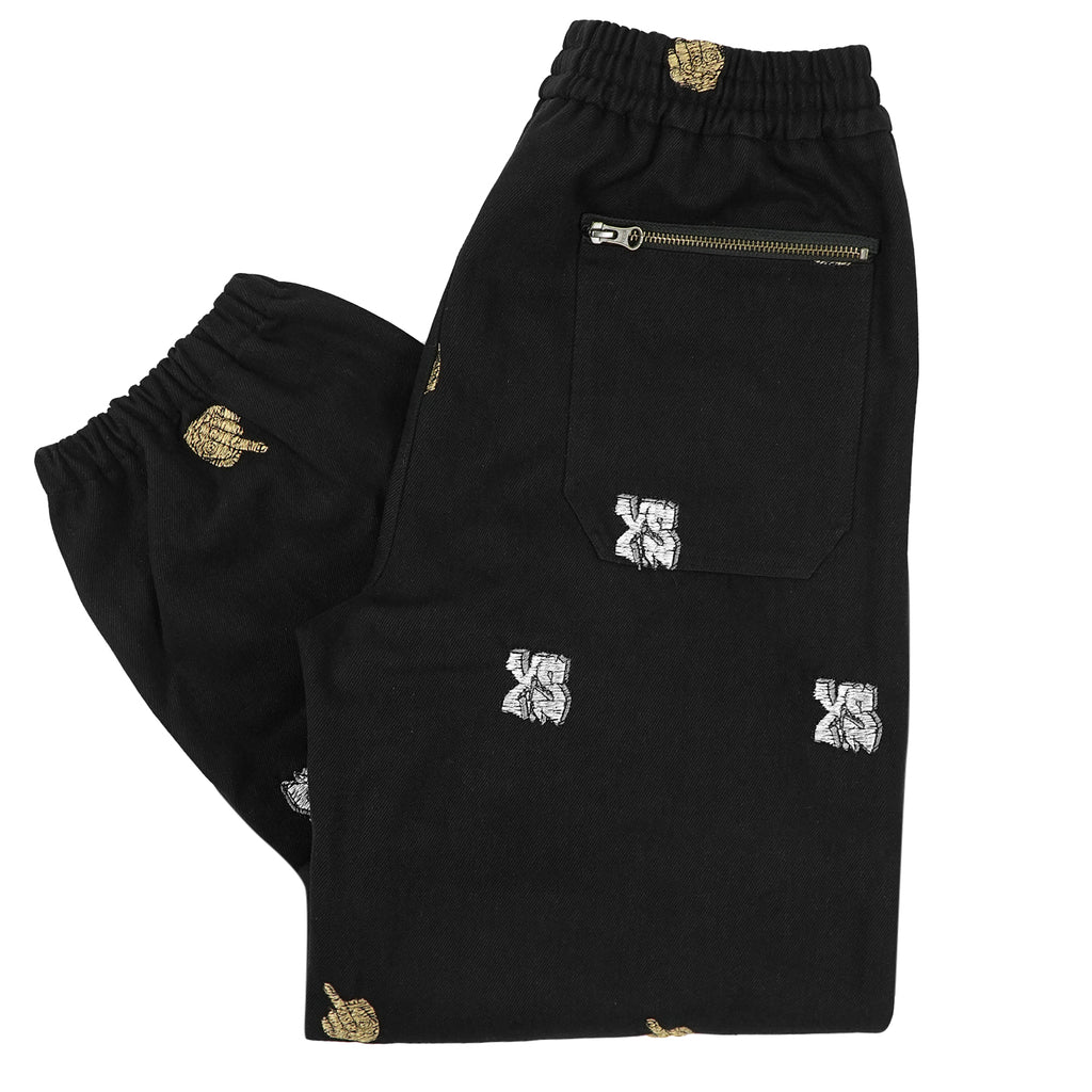 Yardsale Skuff Pants in Black - Folded