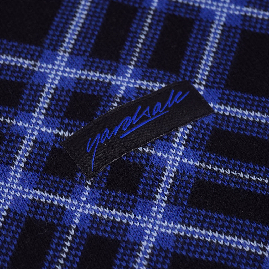 Yardsale Riviera Zip Knit - Black / Blue - label