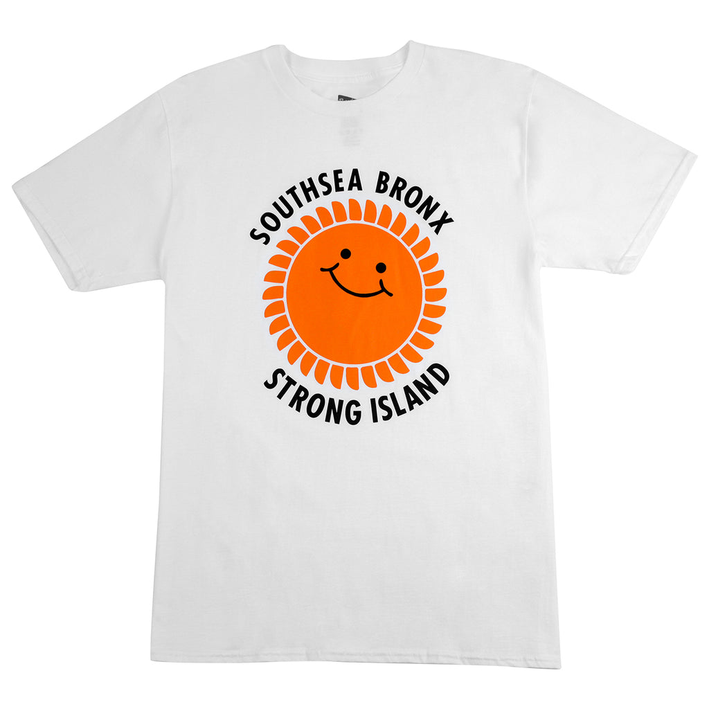 Southsea Bronx Strong Island T Shirt in White