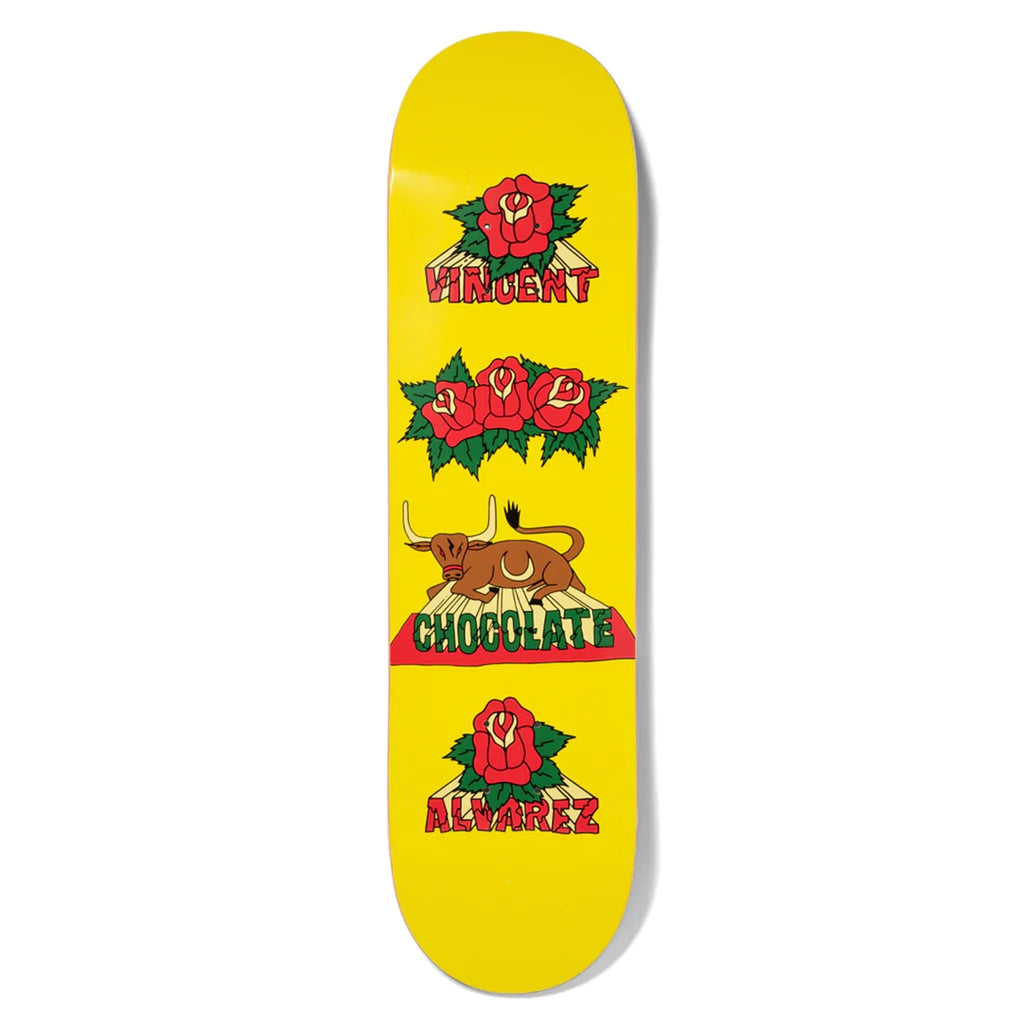 Chocolate Skateboards Toro One Off Vincent Alvarez Skateboard Deck - 8" - bottom